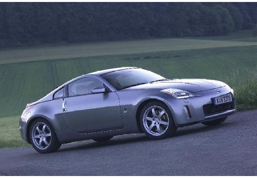 NISSAN 350 Z coupe silver grey przedni prawy