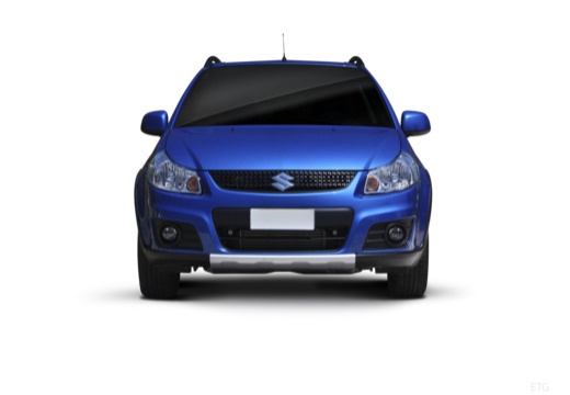 SUZUKI SX4 II hatchback niebieski jasny przedni