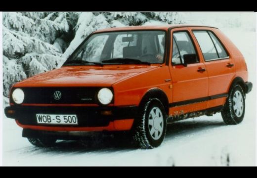 VOLKSWAGEN Golf II hatchback pomarańczowy przedni lewy