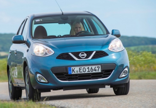 NISSAN Micra IX hatchback niebieski jasny przedni prawy