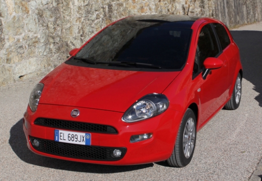FIAT Punto II hatchback czerwony jasny przedni lewy