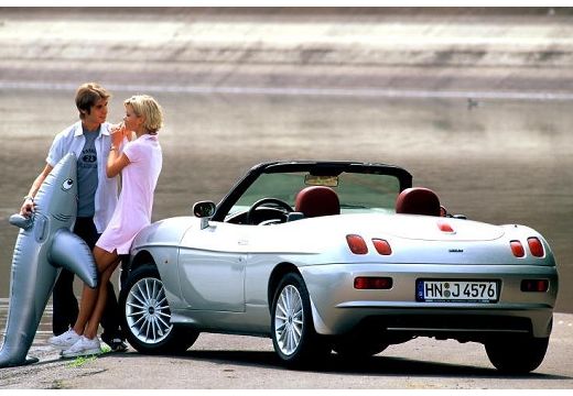 FIAT Barchetta kabriolet silver grey tylny lewy