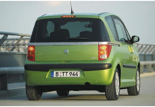 PEUGEOT 1007 I hatchback zielony tylny prawy