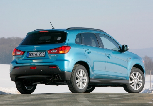 MITSUBISHI ASX I hatchback niebieski jasny tylny prawy