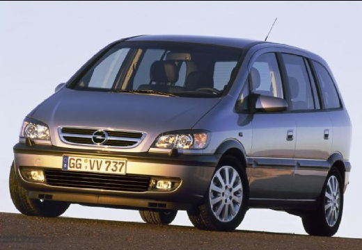 OPEL Zafira I kombi mpv silver grey przedni lewy