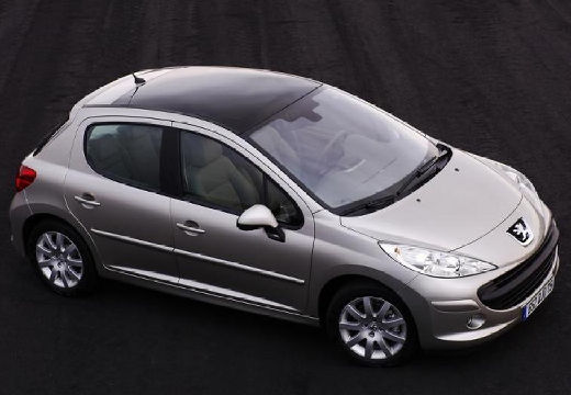 PEUGEOT 207 I hatchback silver grey przedni prawy