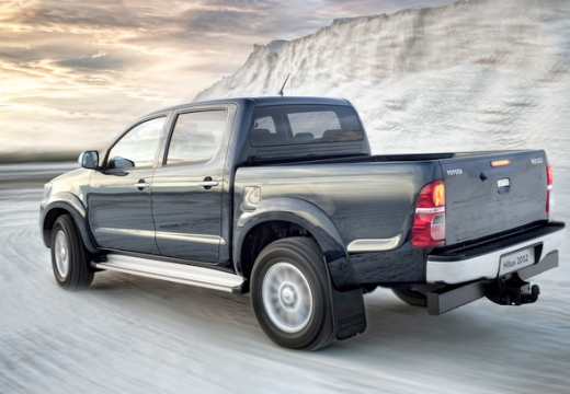 Toyota HiLux V pickup szary ciemny tylny lewy