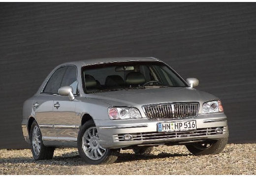 HYUNDAI XG sedan silver grey przedni prawy