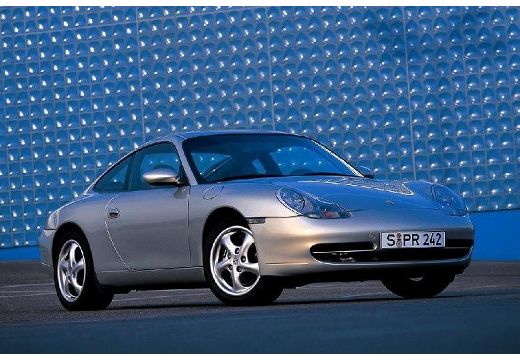 PORSCHE 911 Carrera/Targa 996 coupe silver grey przedni prawy