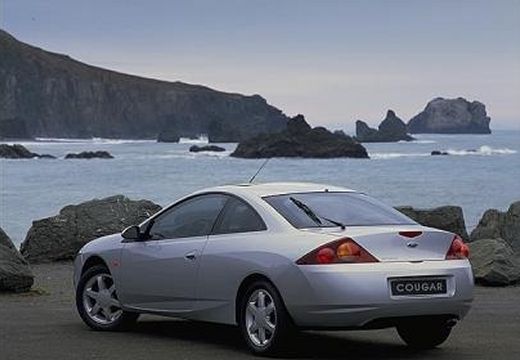FORD Cougar coupe silver grey tylny lewy