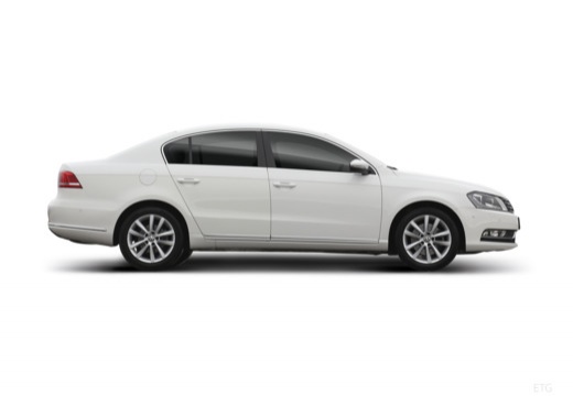 VOLKSWAGEN Passat VI sedan biały boczny prawy