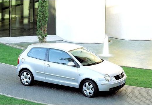 VOLKSWAGEN Polo IV I hatchback silver grey przedni prawy