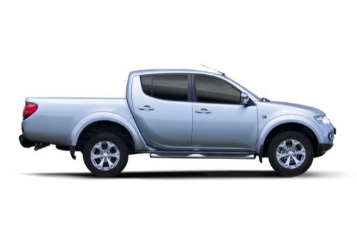MITSUBISHI L 200 III pickup niebieski jasny boczny prawy