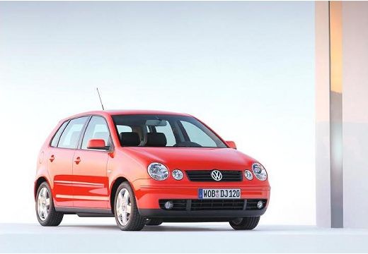VOLKSWAGEN Polo IV I hatchback czerwony jasny przedni prawy
