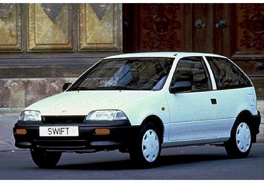 SUZUKI Swift II hatchback biały przedni lewy