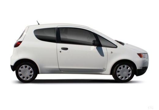 MITSUBISHI Colt VI hatchback biały boczny prawy
