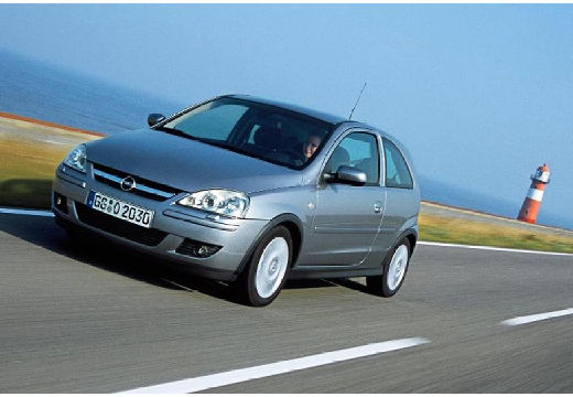 OPEL Corsa C II hatchback silver grey przedni lewy