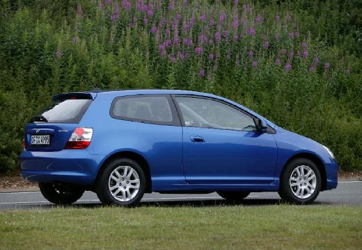 HONDA Civic V hatchback niebieski jasny tylny prawy
