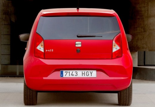 SEAT Mii hatchback czerwony jasny tylny