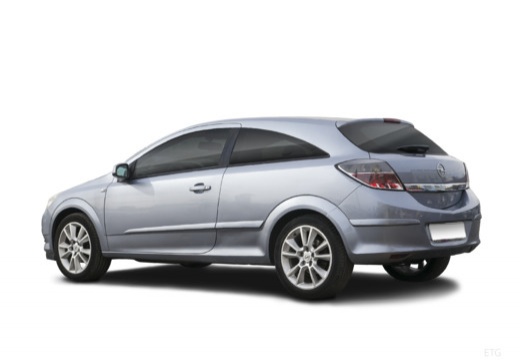 OPEL Astra III GTC I hatchback szary ciemny tylny lewy