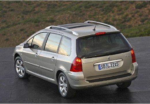 PEUGEOT 307 II kombi silver grey tylny lewy
