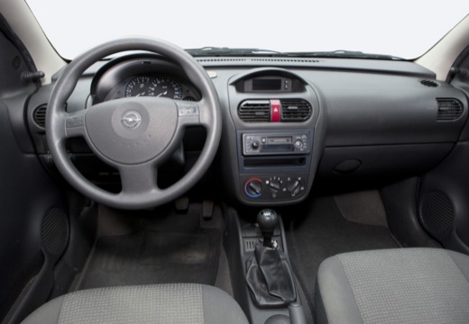 OPEL Corsa C II hatchback silver grey tablica rozdzielcza