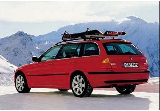 BMW Seria 3 Touring E46 kombi czerwony jasny tylny lewy