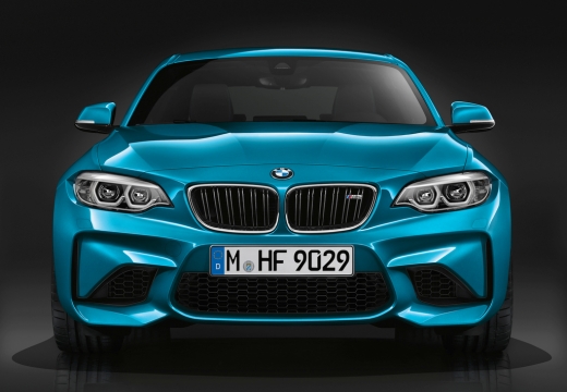 BMW Seria 2 coupe niebieski jasny przedni