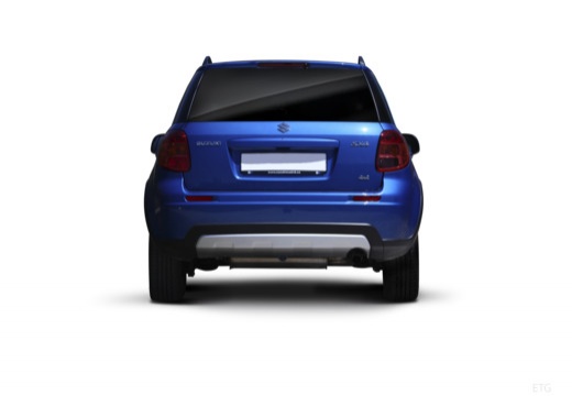 SUZUKI SX4 II hatchback niebieski jasny tylny