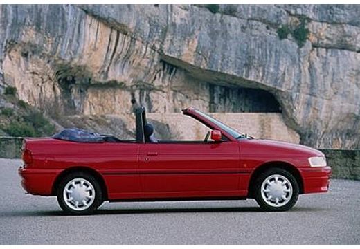 FORD Escort Cabriolet III kabriolet czerwony jasny boczny prawy