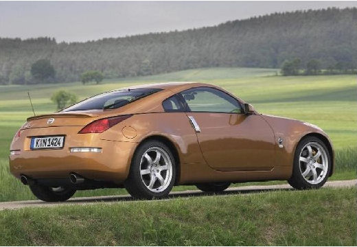 NISSAN 350 Z coupe złoty tylny prawy