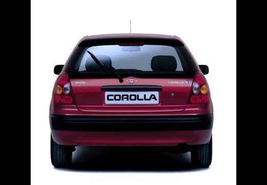 Toyota Corolla V hatchback bordeaux (czerwony ciemny) tylny