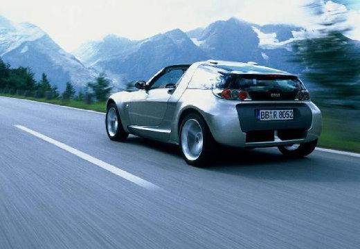 SMART roadster coupe silver grey tylny lewy