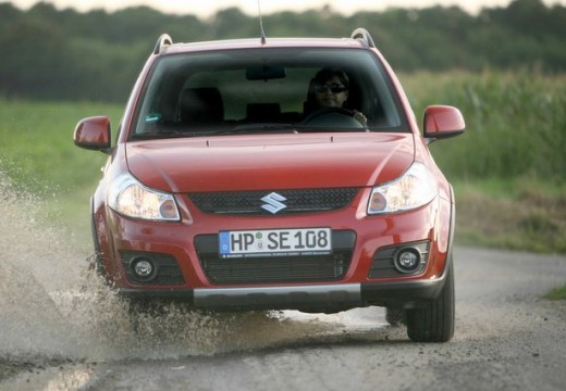 SUZUKI SX4 II hatchback czerwony jasny przedni