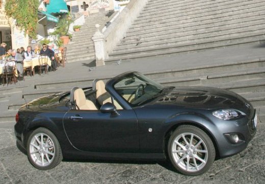 MAZDA MX-5 V roadster silver grey przedni prawy