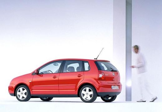 VOLKSWAGEN Polo IV I hatchback czerwony jasny tylny lewy