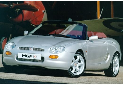 MG F roadster silver grey przedni lewy