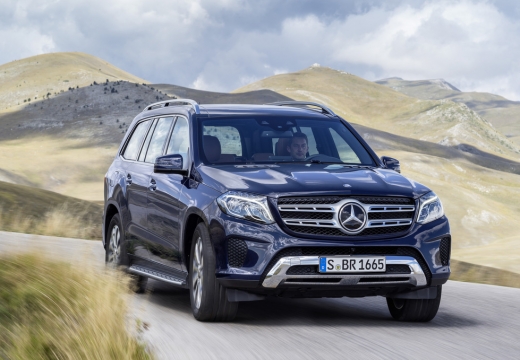 MERCEDES-BENZ Klasa GL kombi niebieski jasny przedni prawy