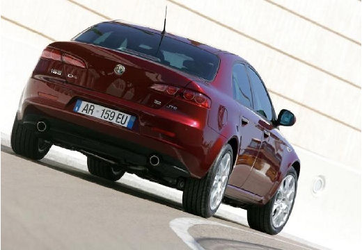 ALFA ROMEO 159 I sedan bordeaux (czerwony ciemny) tylny prawy