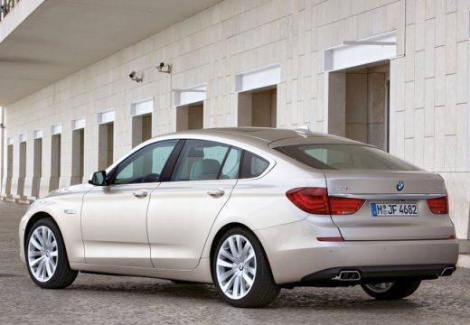 BMW Seria 5 Gran Turismo hatchback beige tylny lewy