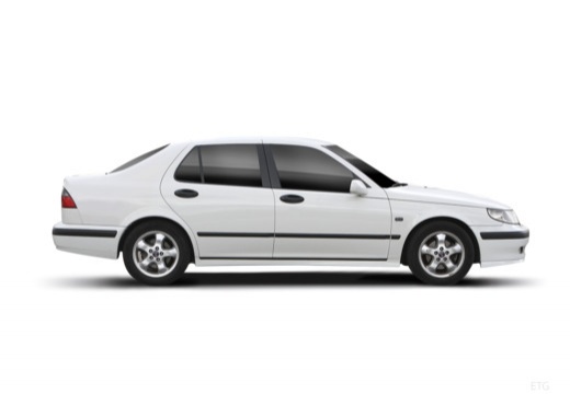 SAAB 9-5 II sedan boczny prawy