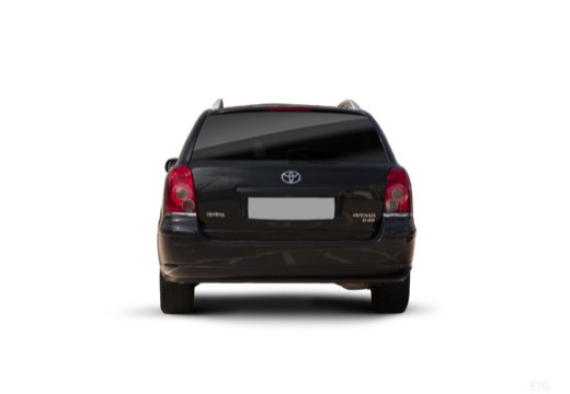 Toyota Avensis IV kombi czarny tylny