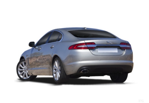 JAGUAR XF II sedan silver grey tylny lewy