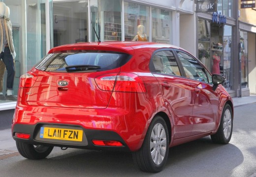 KIA Rio V hatchback czerwony jasny tylny prawy