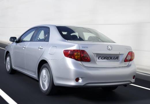 Toyota Corolla I sedan silver grey tylny lewy