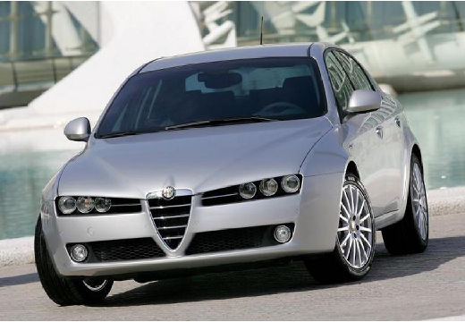 ALFA ROMEO 159 sedan silver grey przedni lewy