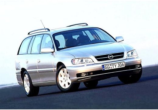 OPEL Omega B II kombi silver grey przedni prawy