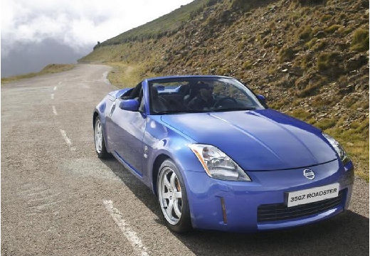 NISSAN 350 Z roadster niebieski jasny przedni prawy
