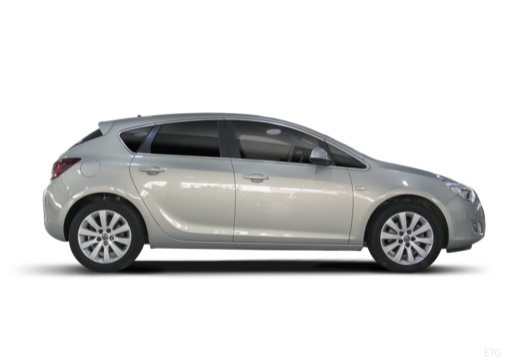 OPEL Astra IV I hatchback silver grey boczny prawy