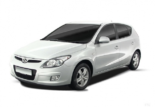 HYUNDAI i30 I hatchback silver grey